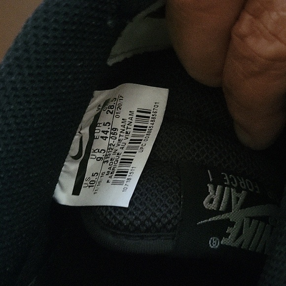 NIKE Air Force 1 '07 pale grey/black - Picture 10 of 11